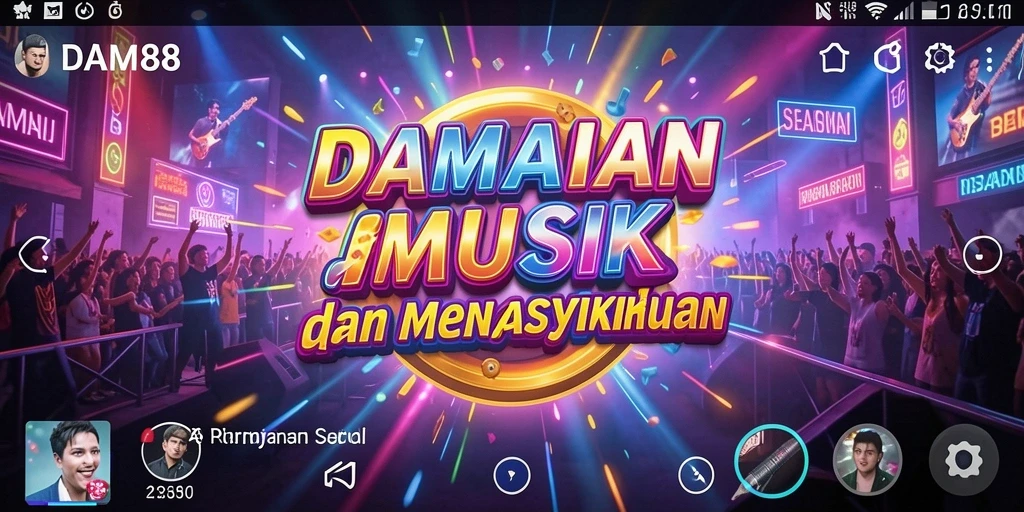 Tampilan gameplay DAM88 yang menarik dan penuh warna.