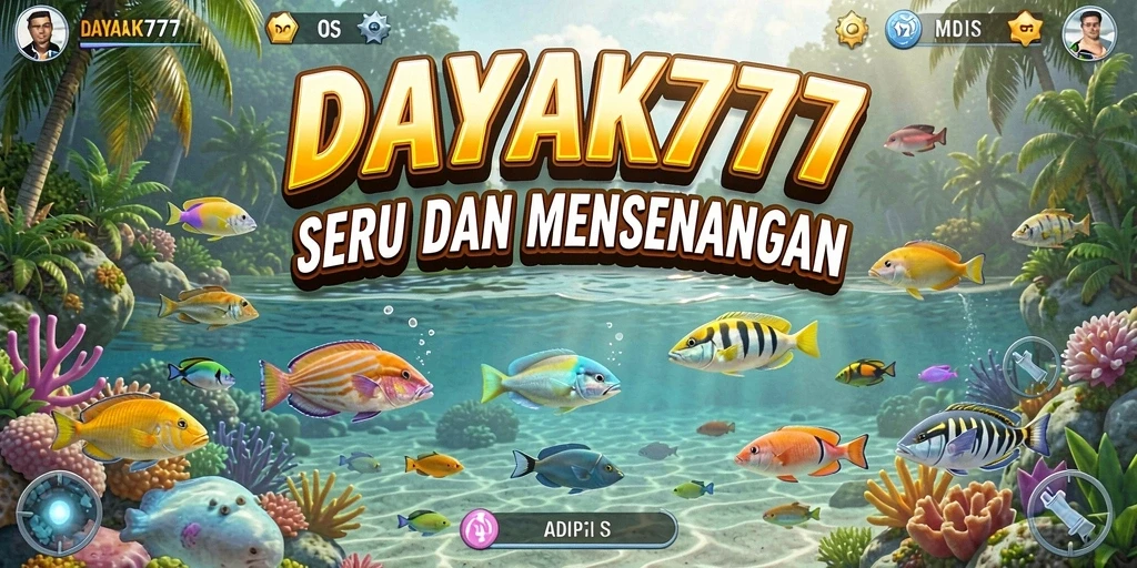 Tampilan gameplay Tembak Ikan yang menarik dan menantang.