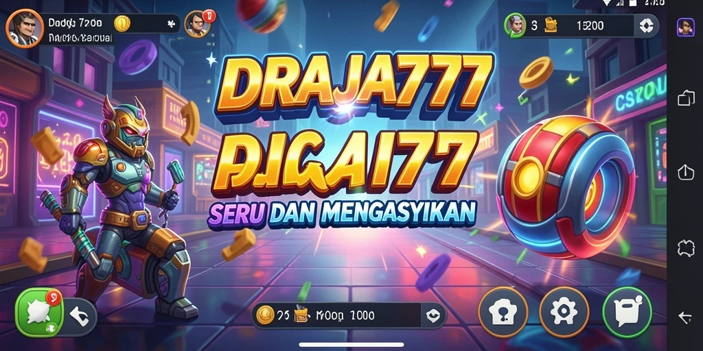 Screenshot DRAJA777 menampilkan gameplay Arcade yang seru dan penuh tantangan.