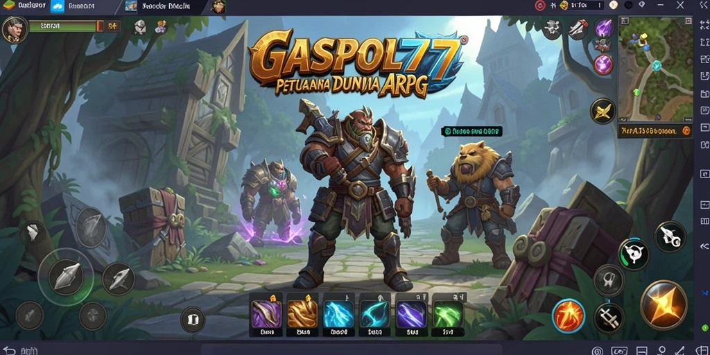 Tampilan menakjubkan gameplay epic GASPOL77 di dunia ARPG.