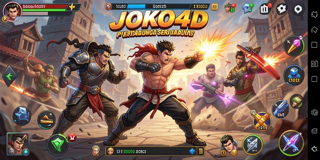 Tampilan gameplay seru JOKO4D dengan aksi mendebarkan.