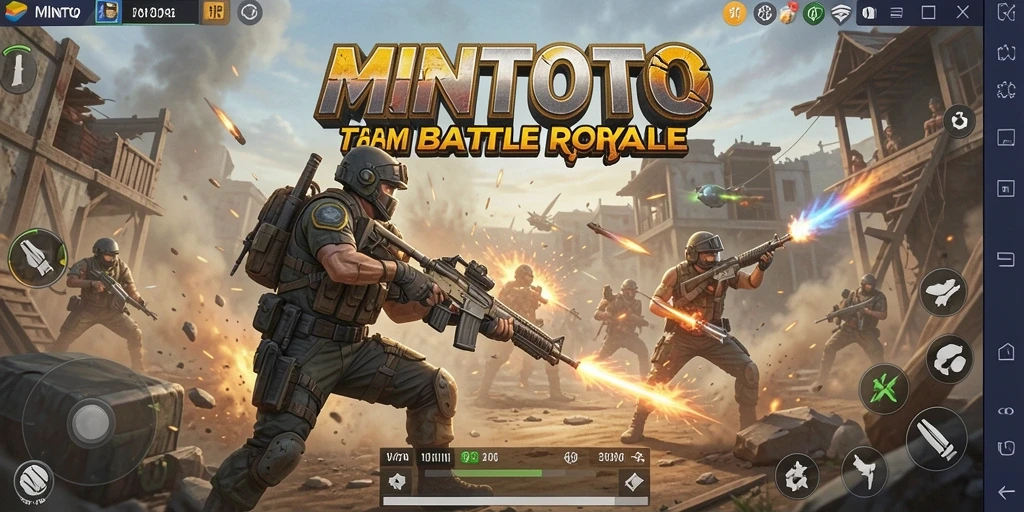 Gameplay seru MINTOTO dalam pertempuran Battle Royale.