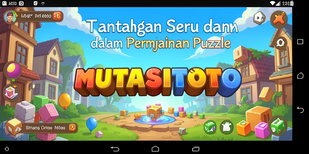 Screenshot gameplay <strong>MUTASITOTO</strong> menunjukkan tantangan puzzle yang menarik.