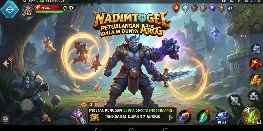 Gameplay NADIMTOGEL yang menakjubkan dalam petualangan ARPG.