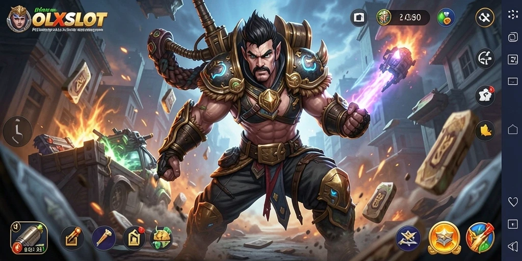 Screenshot utama OLXSLOT menampilkan gameplay aksi yang mendebarkan.