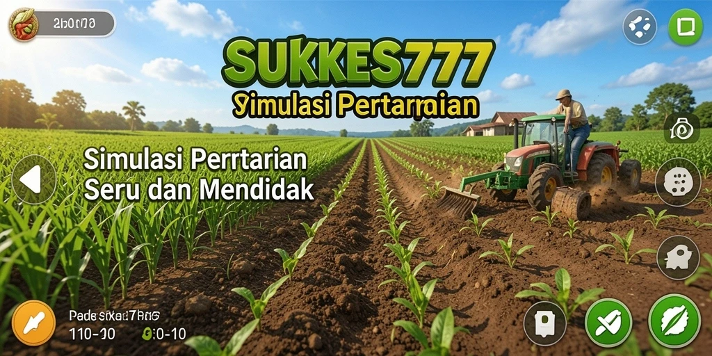 Tangkapan layar SUKSES777 menunjukkan aktivitas bertani yang mengasyikkan.