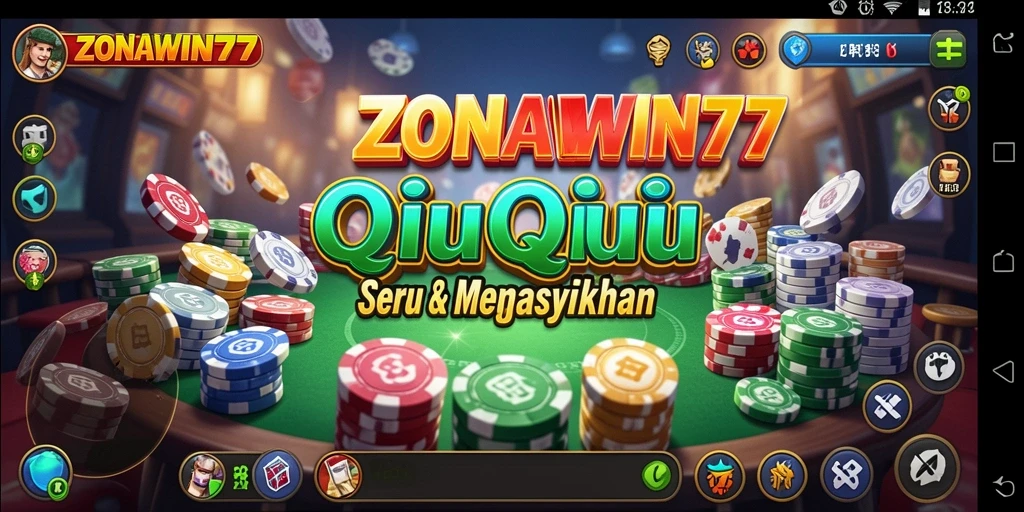 Tampilan gameplay QiuQiu yang menegangkan dan seru.